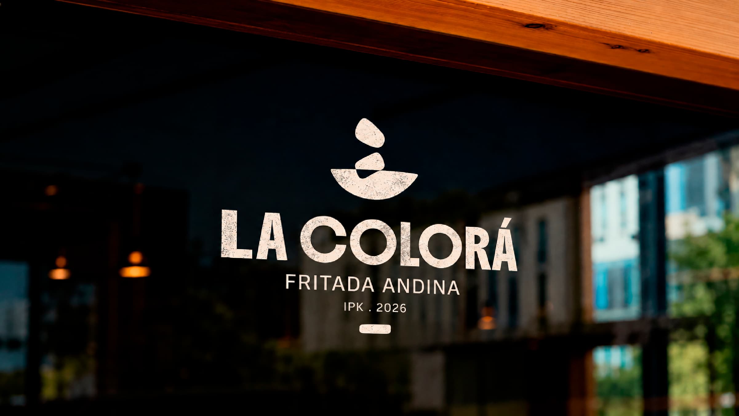 Logotipo La Colorá, fritada andina, en el restaurante