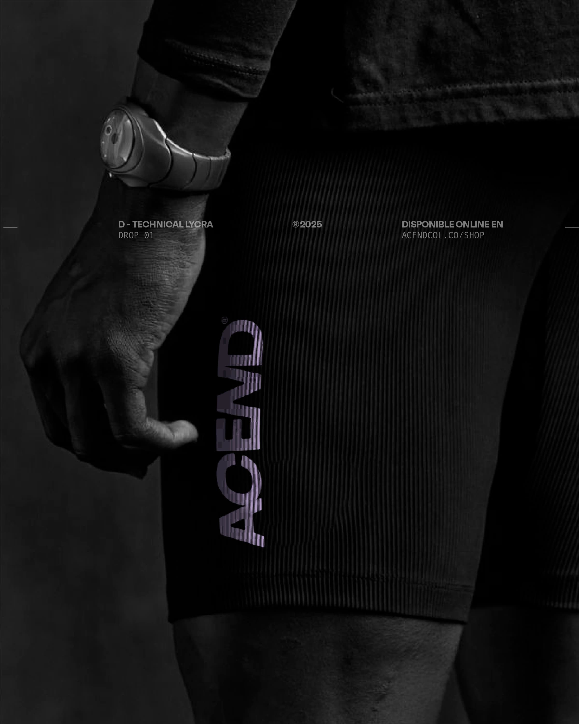 Logotipo ACEND aplicado a prendas deportivas